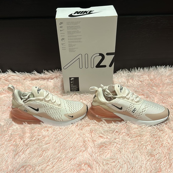 Nike Air Max 270 "Light Soft Pink/Black/Pink Oxford" Women's Shoe - Picture 2 of 4
